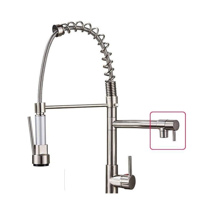 Mitigeur Cuisine Douchette | Raffinement Précis - Designix Mitigeur cuisine Nickel Brossé B