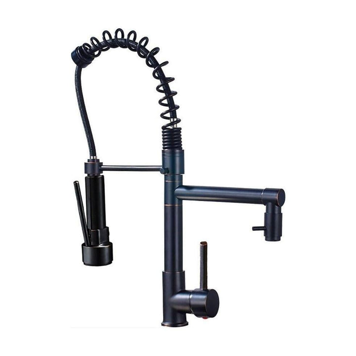 Mitigeur Cuisine Douchette | Raffinement Précis - Designix Mitigeur cuisine Noir et Bronze