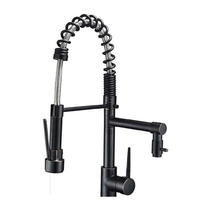 Mitigeur Cuisine Douchette | Raffinement Précis - Designix Mitigeur cuisine Noir Tuyau Gris