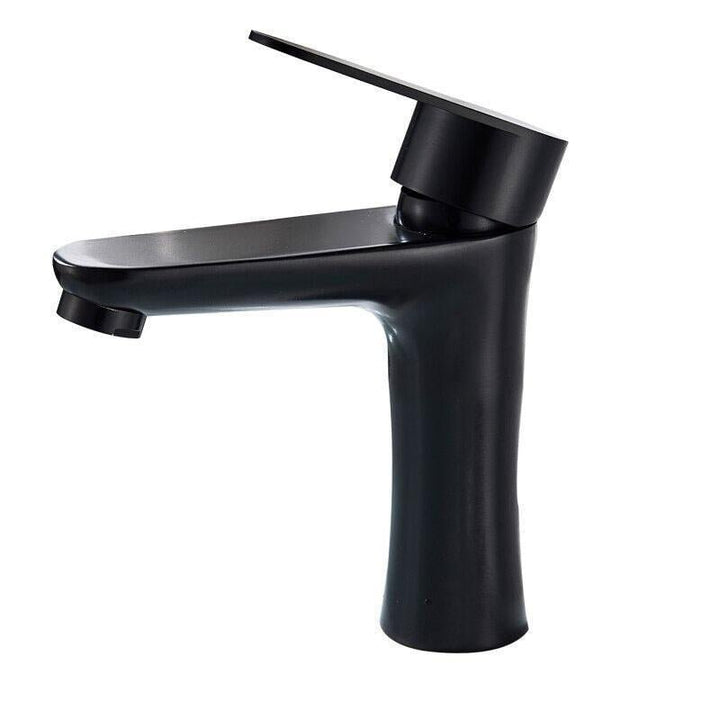 Mitigeur Lavabo | Aura Sereine - Designix Mitigeur Lavabo 17.3 cm | Noir Mat