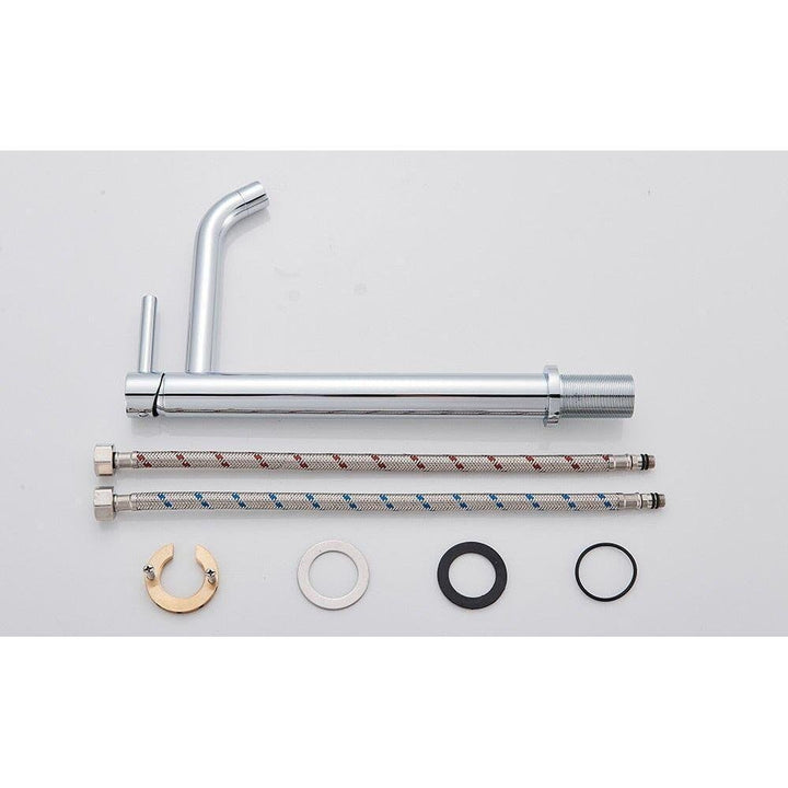 Mitigeur Lavabo Bec en Cascade | Éclat Brillant - Designix Mitigeur Lavabo Or Brossé