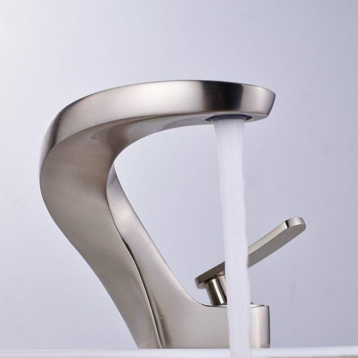 Mitigeur Lavabo Grue | Inspire Magistral - Designix Mitigeur Lavabo Métal Brossé