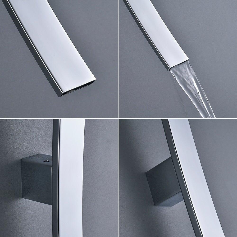 Mitigeur Lavabo | Harmonie Pure - Designix Mitigeur Lavabo Montage murale Chrome