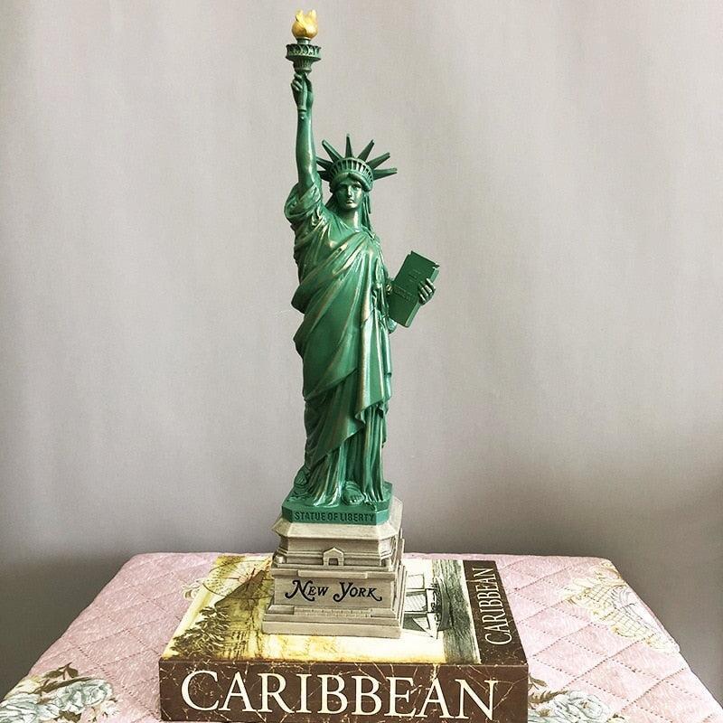 Modèle Réduit Statue Liberté | Oato - Designix Statuette Bleu 11cmx39cm