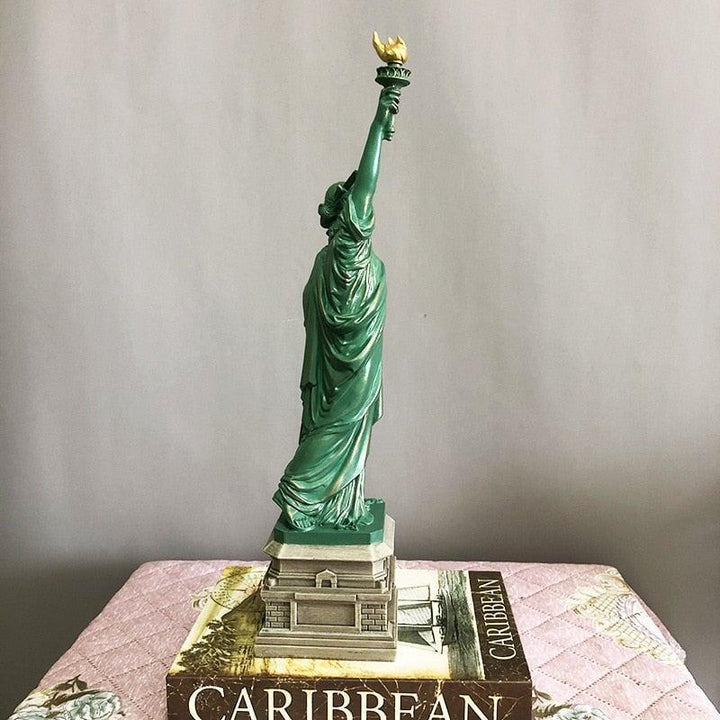 Modèle Réduit Statue Liberté | Oato - Designix Statuette Bleu 11cmx39cm