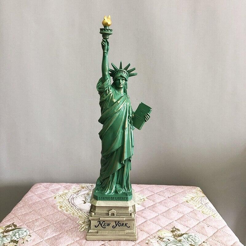 Modèle Réduit Statue Liberté | Oato - Designix Statuette Bleu 11cmx39cm