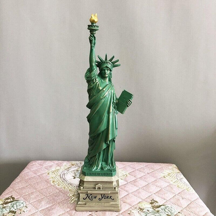 Modèle Réduit Statue Liberté | Oato - Designix Statuette Bleu 11cmx39cm