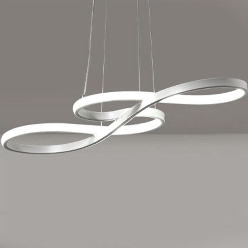 Modern Hanging Lamp Living Room Art Deco Cord Pendent Light Music Styling Restaurant Light Kitchen Decor Light Fixtures Gold | Designix - 0 White L950x W320x H1200mm 110v|Remote Dimming|China - https://designix.fr/