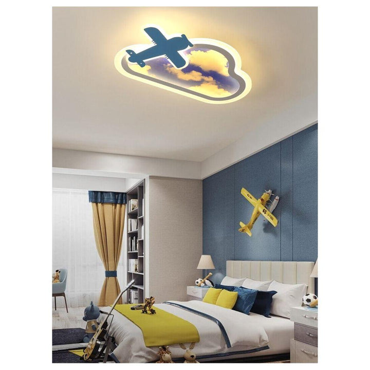 Plafonnier Avion Chambre | AeroLumière - Designix Plafonnier Avion Gauche Variable