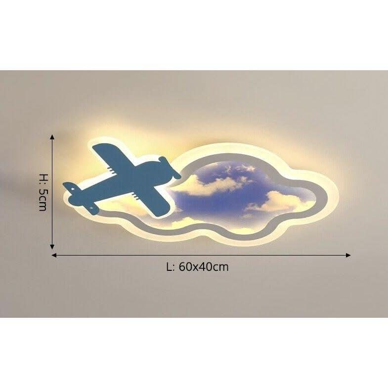 Plafonnier Avion Chambre | AeroLumière - Designix Plafonnier Avion Gauche Variable