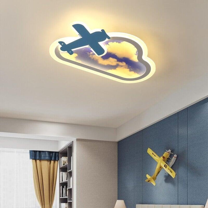 Plafonnier Avion Chambre | AeroLumière - Designix Plafonnier Avion Gauche Variable
