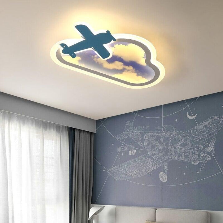Plafonnier Avion Chambre | AeroLumière - Designix Plafonnier Avion Gauche Variable