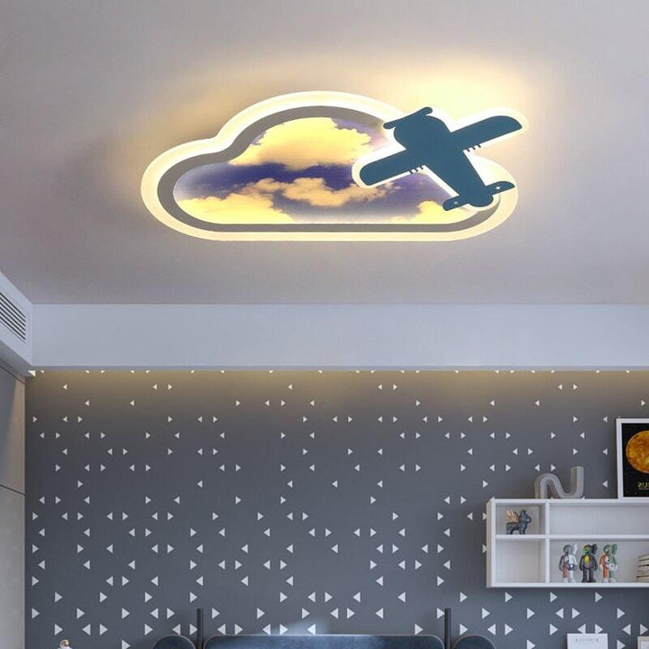 Plafonnier Avion Chambre | AeroLumière - Designix Plafonnier Avion Gauche Variable