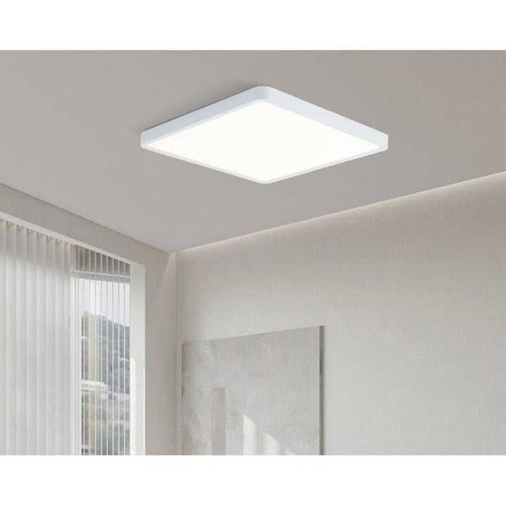 Plafonnier Led Carré | Halo Sculpt - Designix Plafonnier Blanc | 23cm | 24W Blanc Chaud