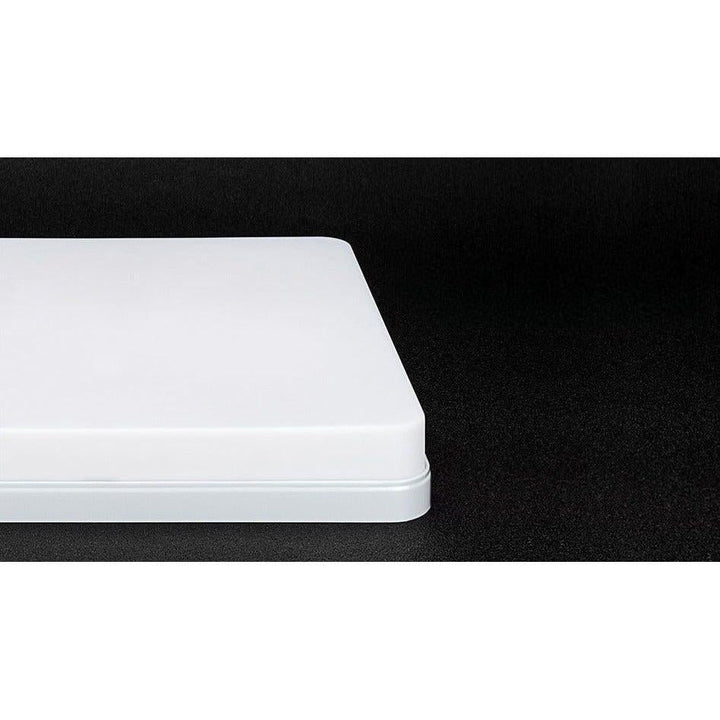 Plafonnier Led Carré | Halo Sculpt - Designix Plafonnier Blanc | 23cm | 24W Blanc Chaud