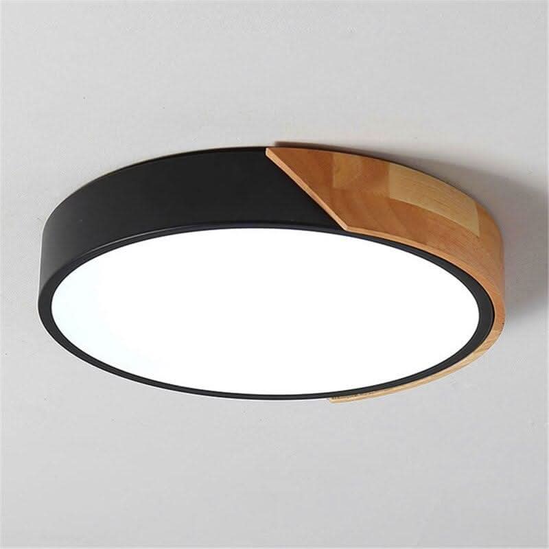 Plafonnier Rond Bois Design | Vif
