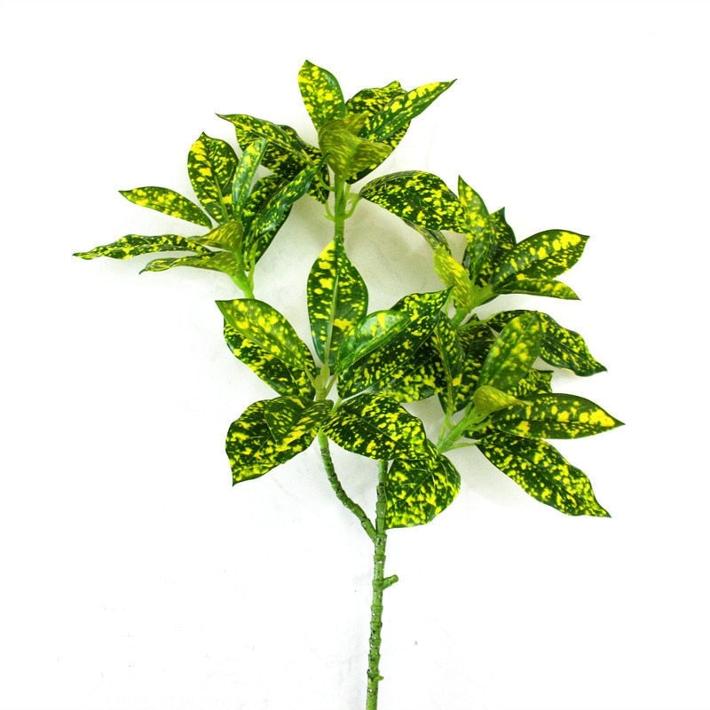 Plantes Artificielle Ficus | Palmier Tropical Monstera | Designix - Plante artificielle Feuilles tachetées   - https://designix.fr/