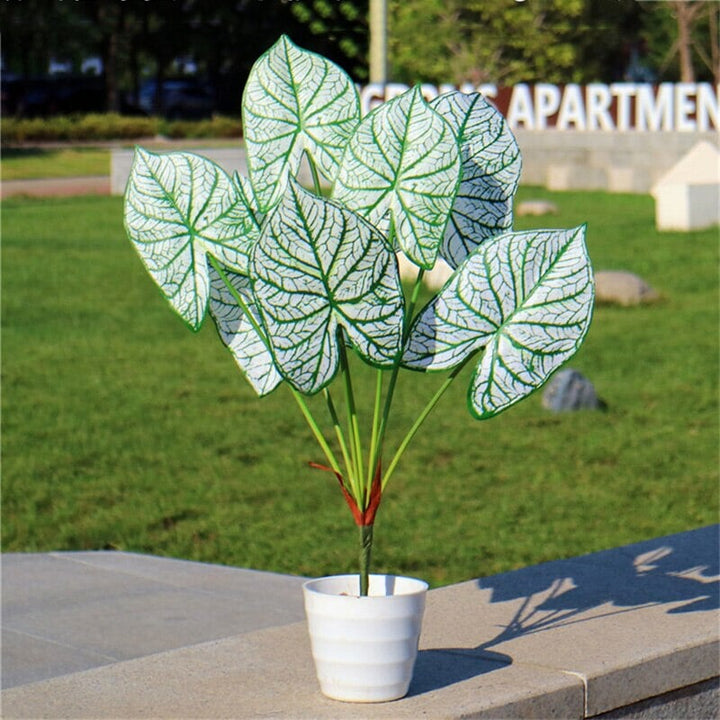 Plantes Artificielle Tropical 80cm | Feuillage Monstera | Designix - Plante artificielle 72cm   - https://designix.fr/