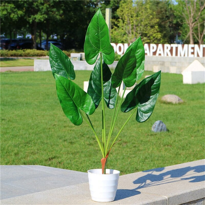 Plantes Artificielle Tropical 80cm | Feuillage Monstera | Designix - Plante artificielle 77cm   - https://designix.fr/