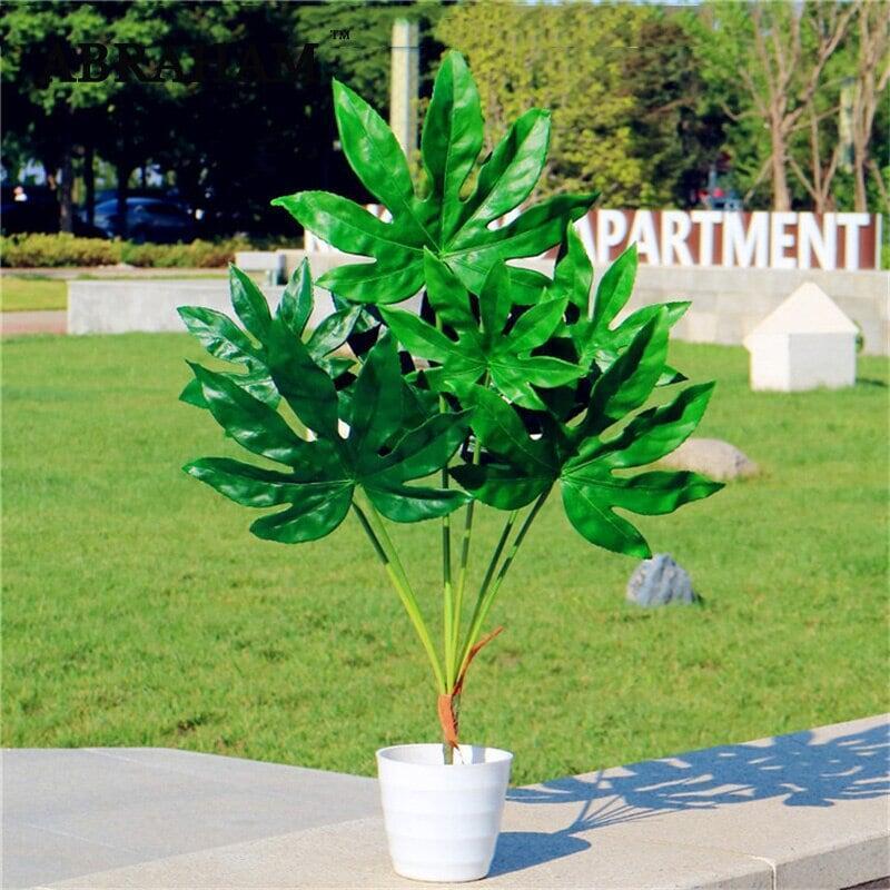 Plantes Artificielle Tropical 80cm | Feuillage Monstera - Designix Plante artificielle 80cm