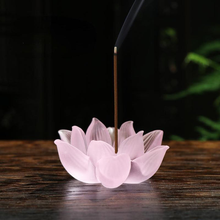 Porte Encens Lotus | Feuille Parfum 9999 | Designix - Porte encens    - https://designix.fr/