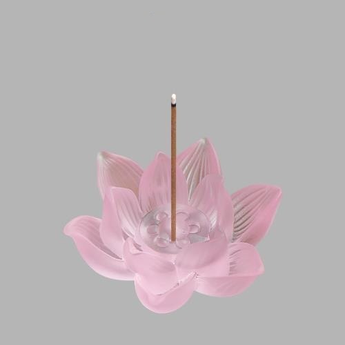 Porte Encens Lotus | Feuille Parfum 9999 | Designix - Porte encens Rose   - https://designix.fr/