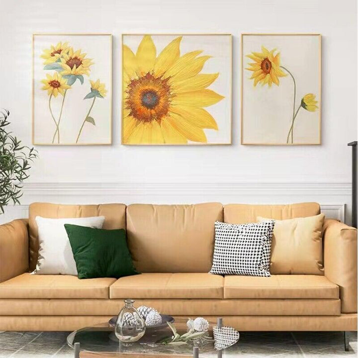 Poster Fleurs de Tournesol | Inspirations Sauvages - Designix Posters 50x70cm et 70x70cm