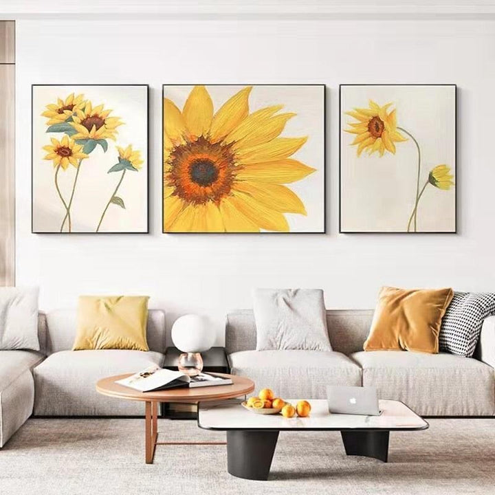 Poster Fleurs de Tournesol | Inspirations Sauvages - Designix Posters 50x70cm et 70x70cm