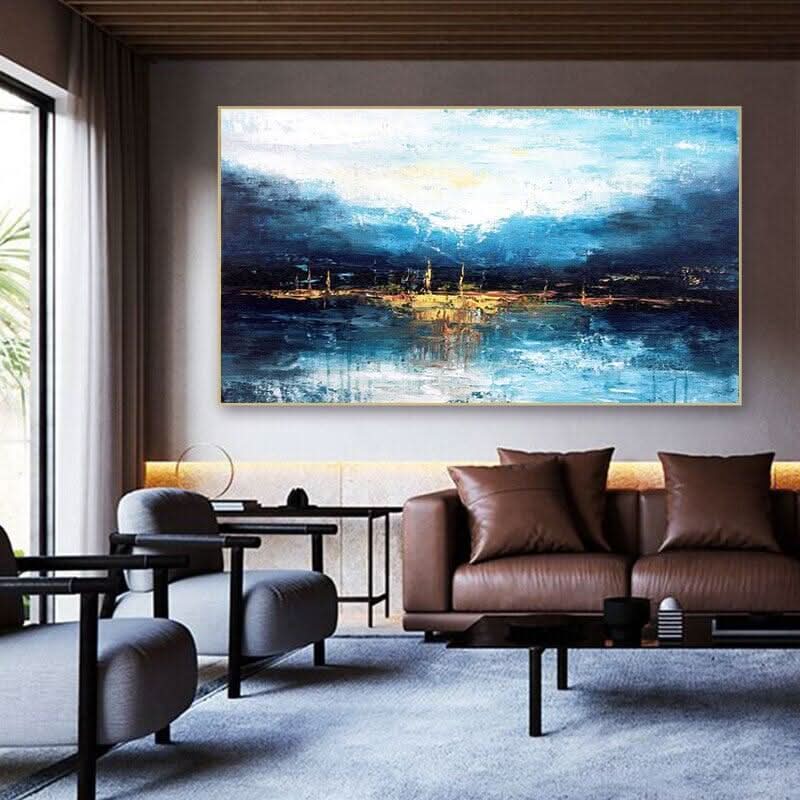 Poster Mural Bleu | Art de l'Instant