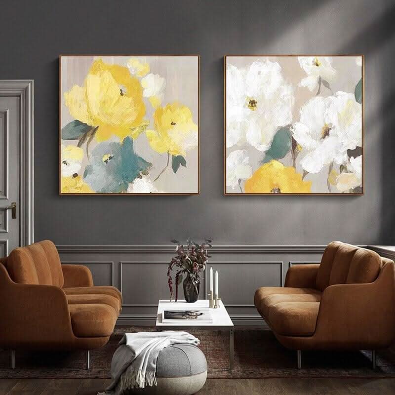 Poster Mural Fleurs | Flâneries Abstraites