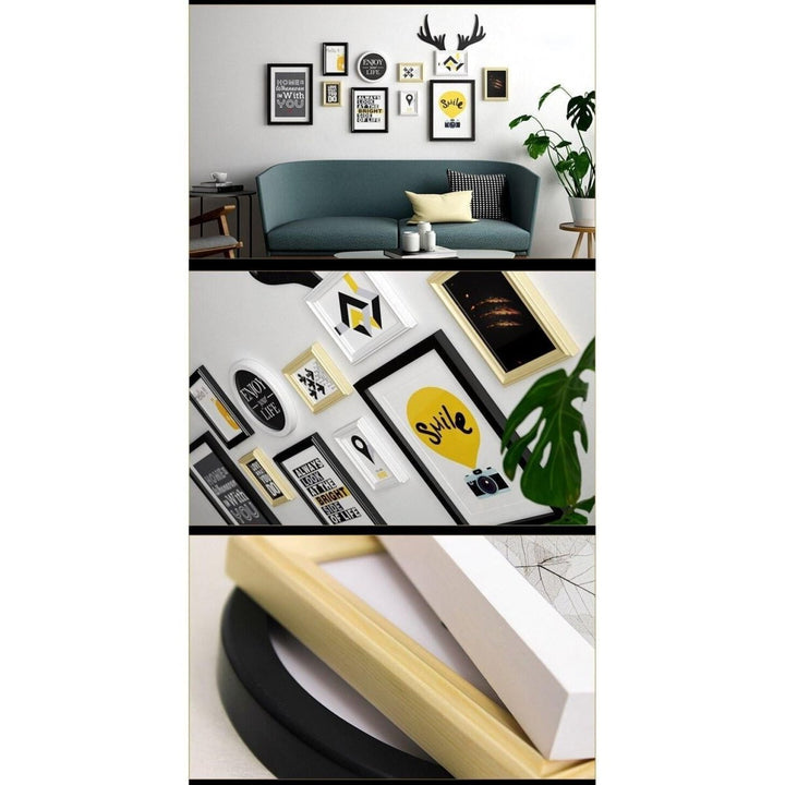 Posters Muraux | Vibrations Envoûtantes - Designix Posters Noir et Blanc 12 Cadres