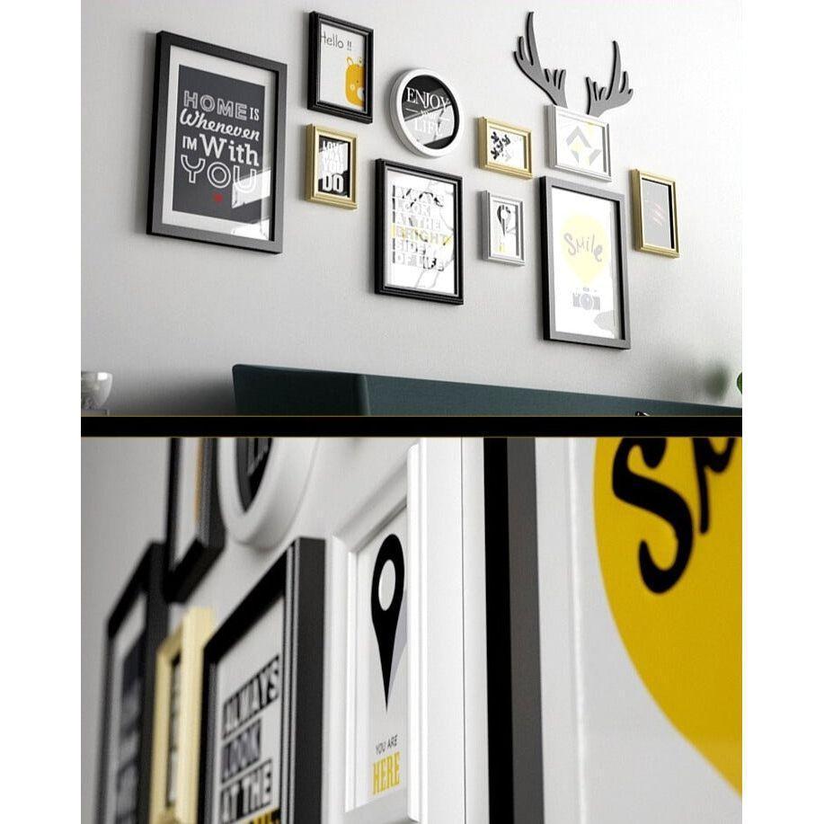 Posters Muraux | Vibrations Envoûtantes - Designix Posters Noir et Blanc 12 Cadres