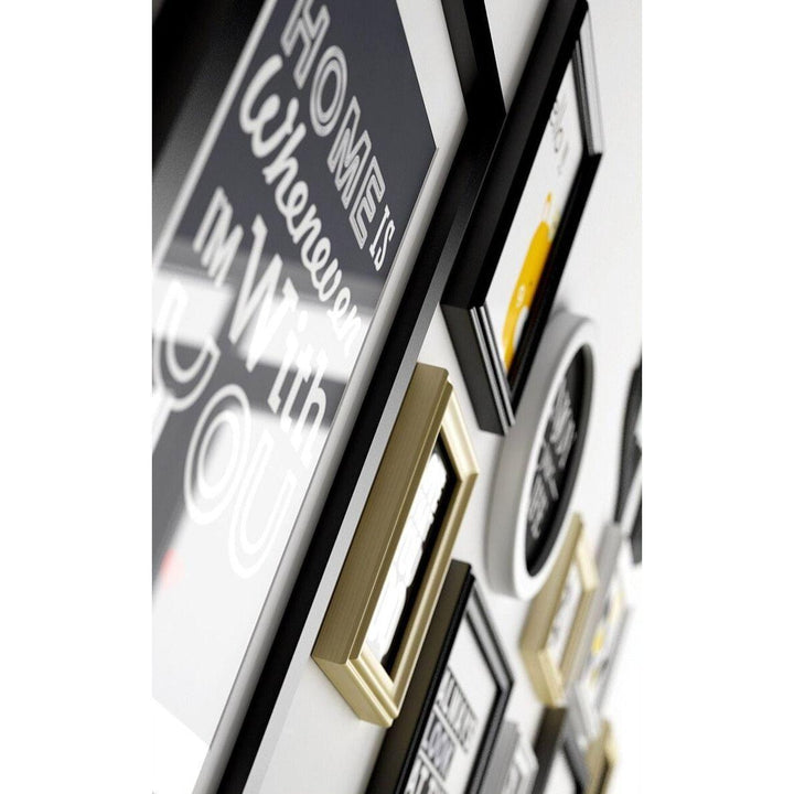 Posters Muraux | Vibrations Envoûtantes - Designix Posters Noir et Blanc 12 Cadres
