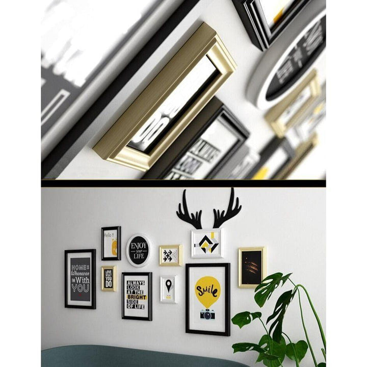 Posters Muraux | Vibrations Envoûtantes - Designix Posters Noir et Blanc 12 Cadres