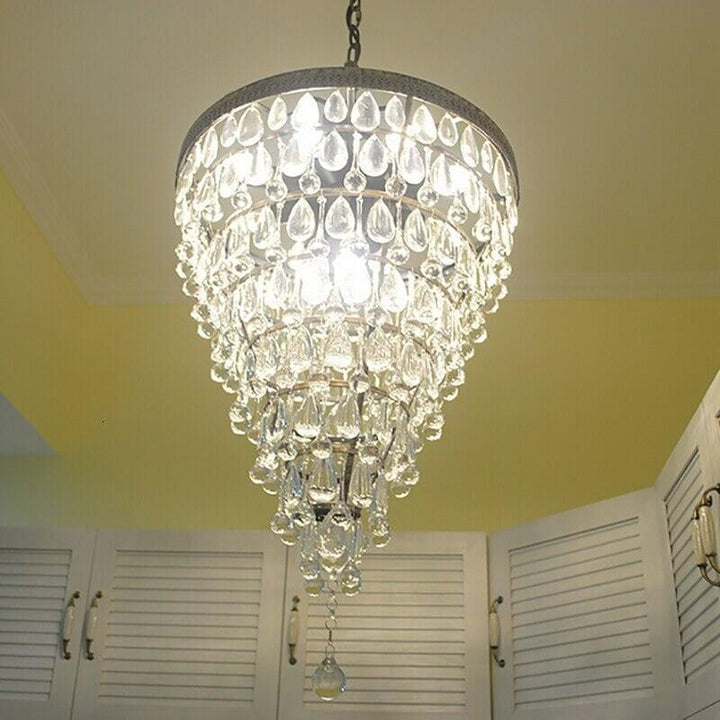 Lustre de Luxe Goutte d'eau | Élégance Flux | Designix - Lustre - https://designix.fr/