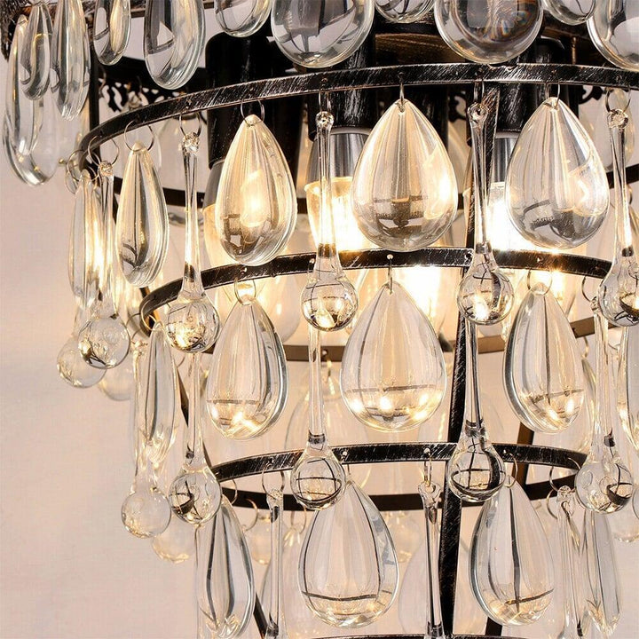 Lustre de Luxe Goutte d'eau | Élégance Flux | Designix - Lustre - https://designix.fr/