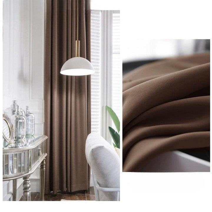 Rideau Occultant Café - Designix Rideau 60x125cm