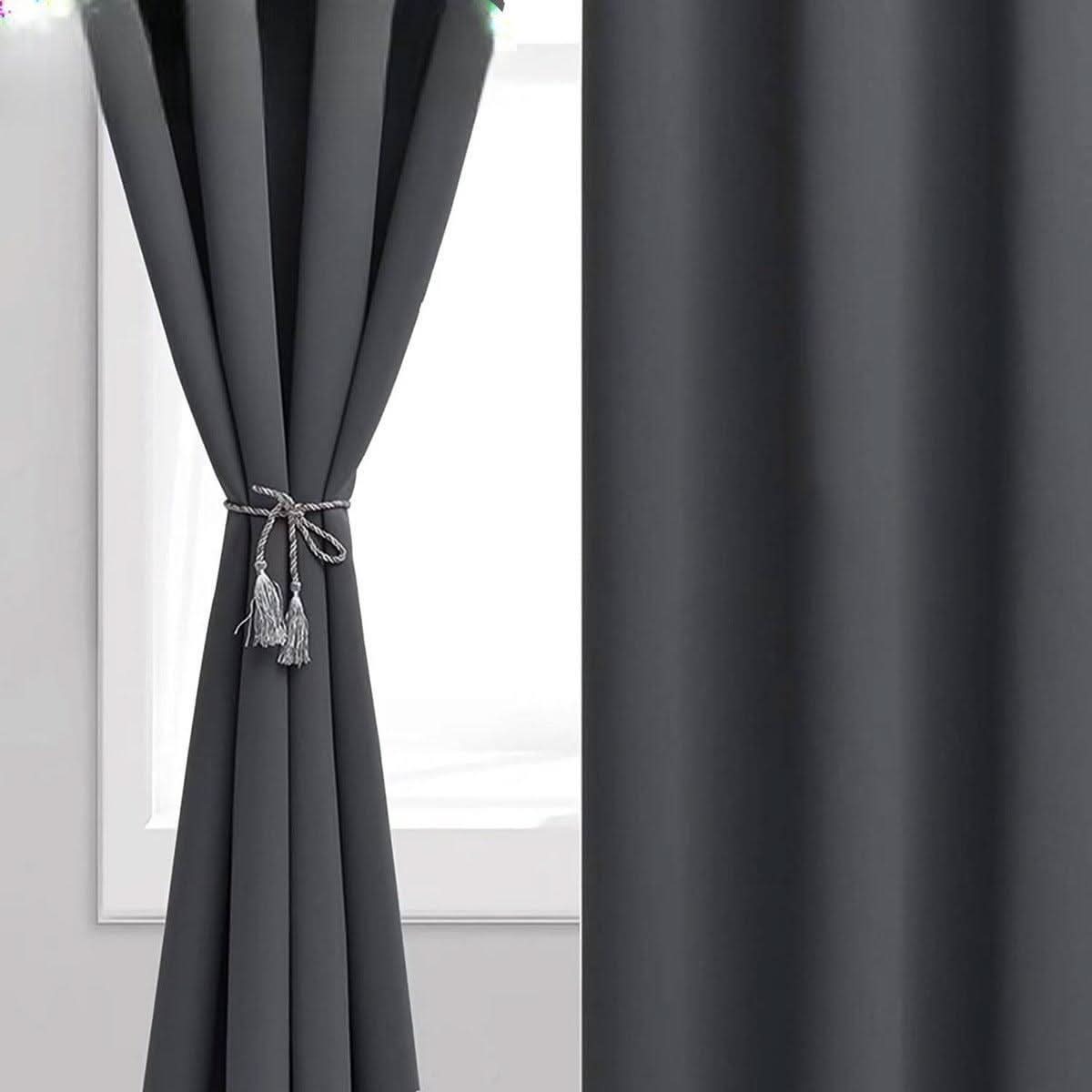 Rideau Occultant Gris - Designix Rideau 60x125cm