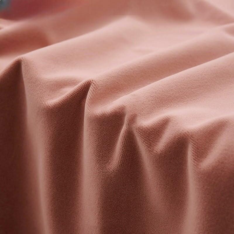 Rideau Occultant Rose en Velours - Designix Rideau 60x125cm