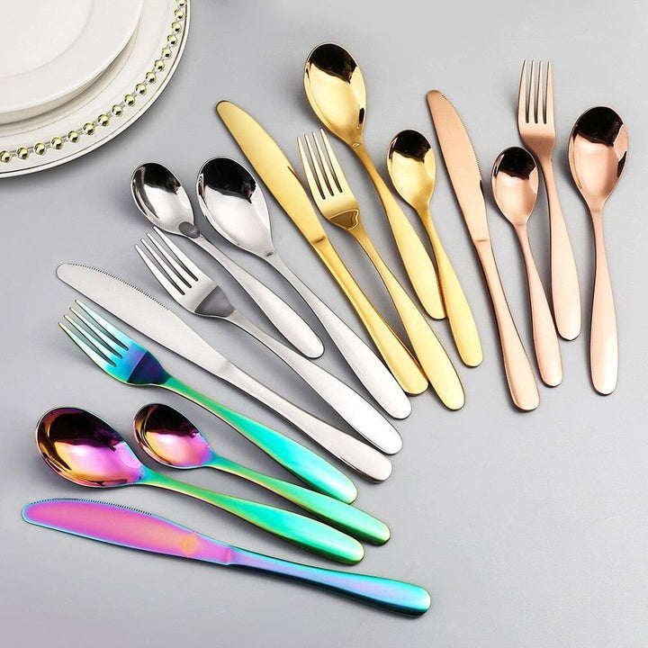 Service de Vaisselle | Radiance - Designix Couverts de table 16 Couverts | Argent