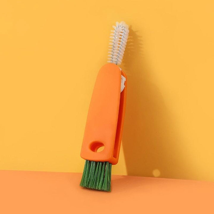 Brosse à tasses en silicone Brosse à tasses | Designix - Amazon Orange - https://designix.fr/