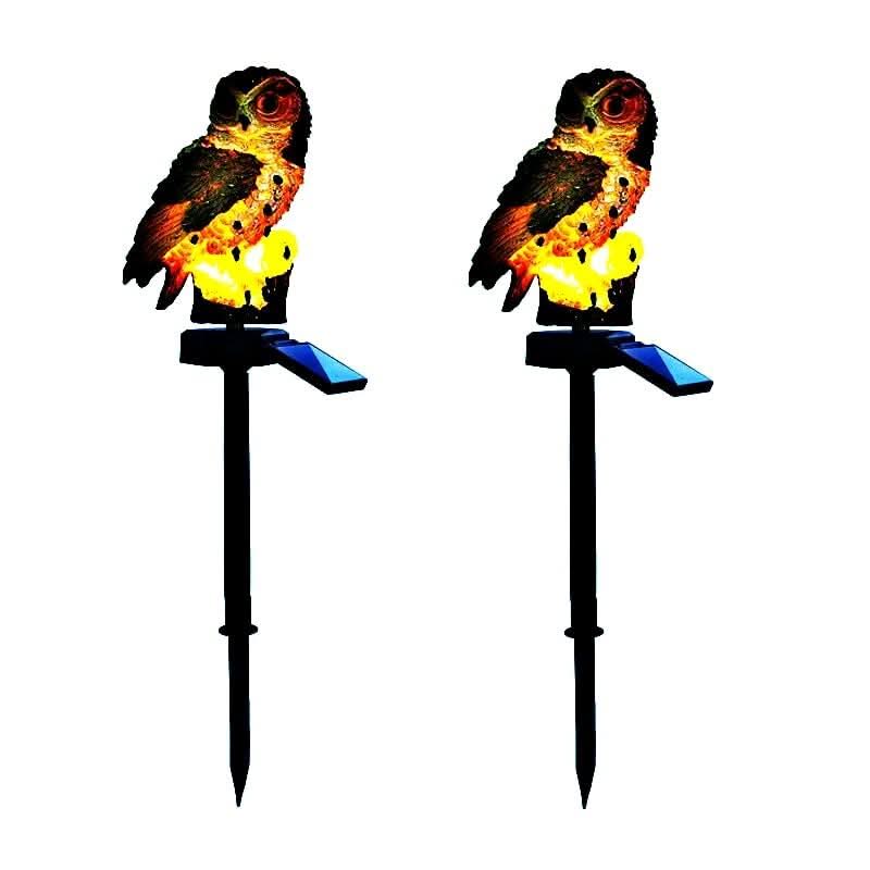 Solar Led Light Outdoor Lighting Garden Waterproof Night Lights Owl Shape Outdoors Lamp Stake Lawn Lamps Christmas Decoration | Designix - 0 2 Brown China - https://designix.fr/