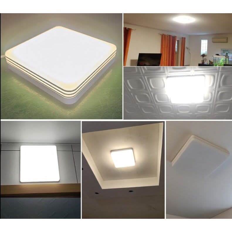 "Plafonnier Carré LED Moderne" | Designix - 2222 - https://designix.fr/