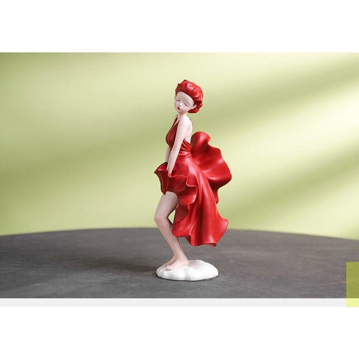 Statue Maryline Monroe - Designix Statuette Bleu