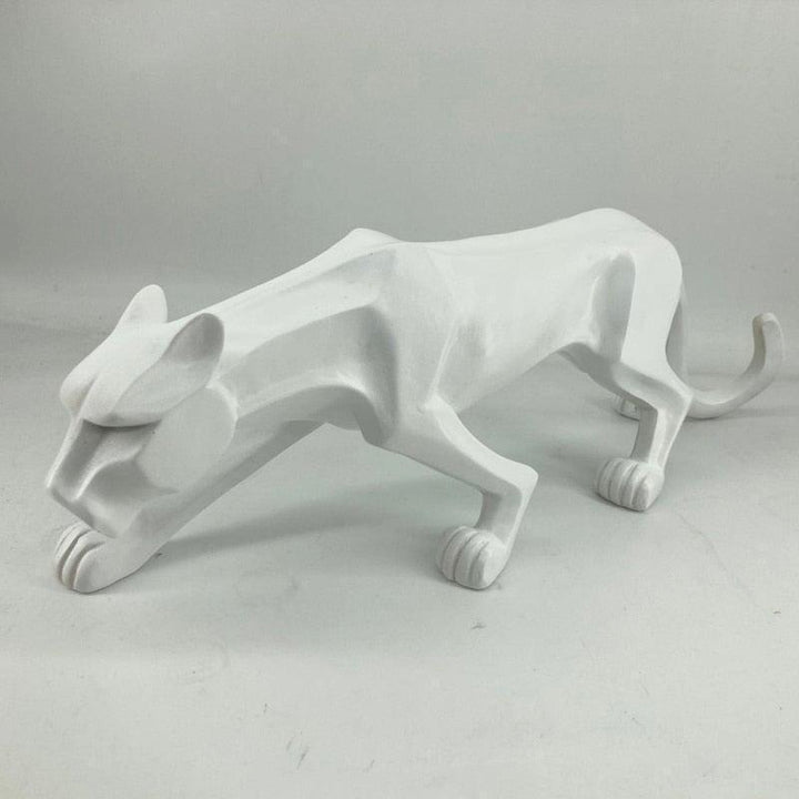 Statue Panthère Noire | Panthéra - Designix Statuette Blanc