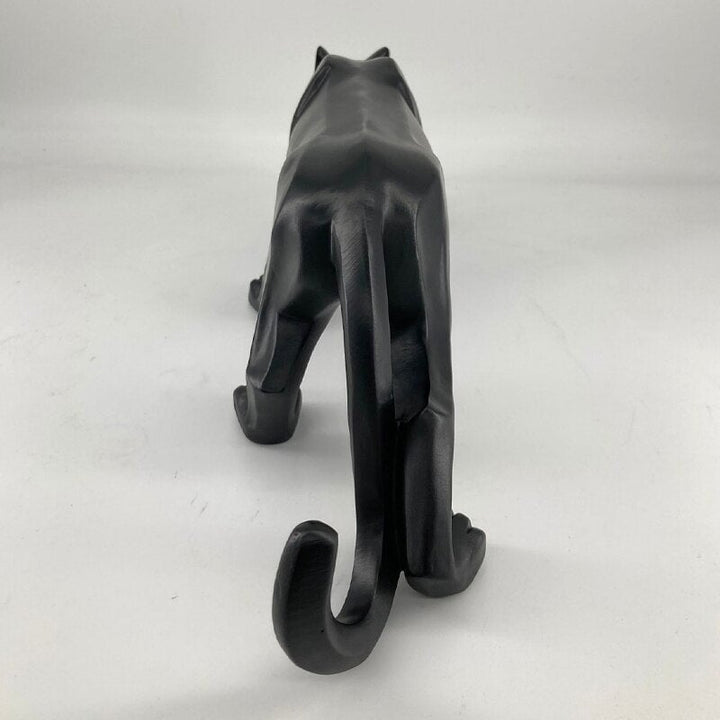 Statuette Abstract Black Panther Sculpture Geometric Resin Leopard Statue Wildlife Decor Gift Craft Ornament Accessories home decoration | Designix - 0    - https://designix.fr/