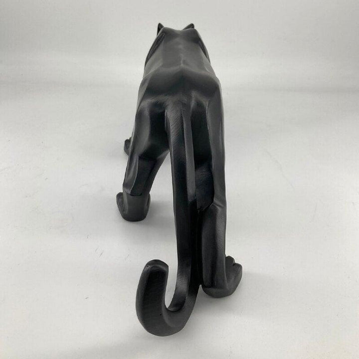 Statuette Abstract Black Panther Sculpture Geometric Resin Leopard Statue Wildlife Decor Gift Craft Ornament Accessories home decoration | Designix - 0    - https://designix.fr/