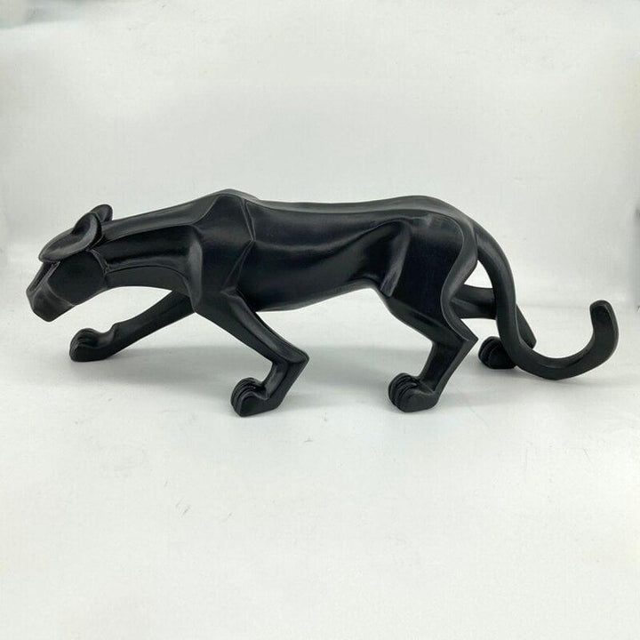 Statuette Abstract Black Panther Sculpture Geometric Resin Leopard Statue Wildlife Decor Gift Craft Ornament Accessories home decoration | Designix - 0    - https://designix.fr/