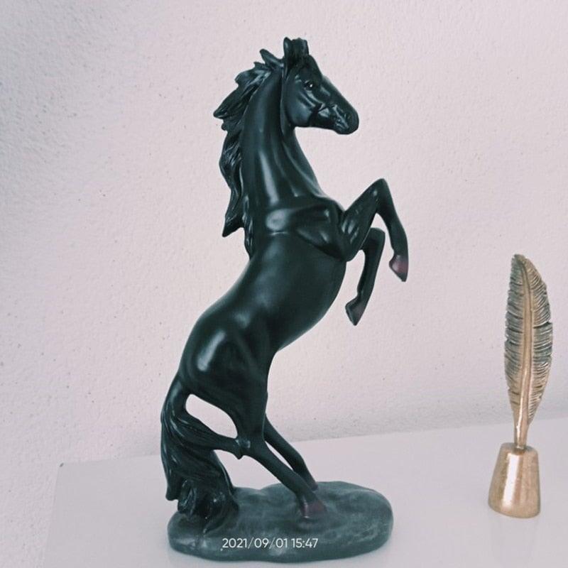 Statuette Cheval Résine Moderne | Wave - Designix Statuette Blanc