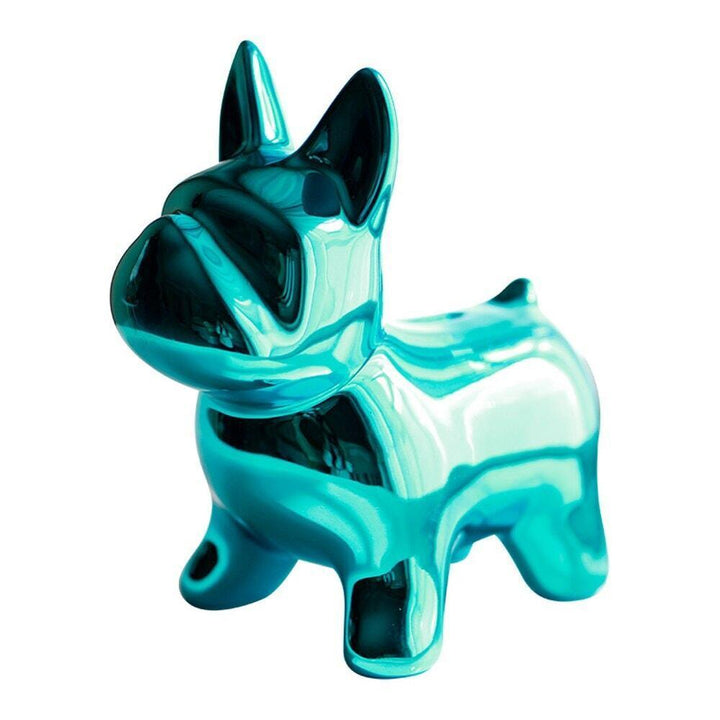 Statuette Chien | Douceur Immuable - Designix Statuette Bleu
